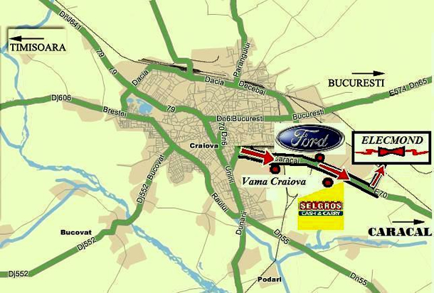 Elecmond Electric s.r.l. - localizare